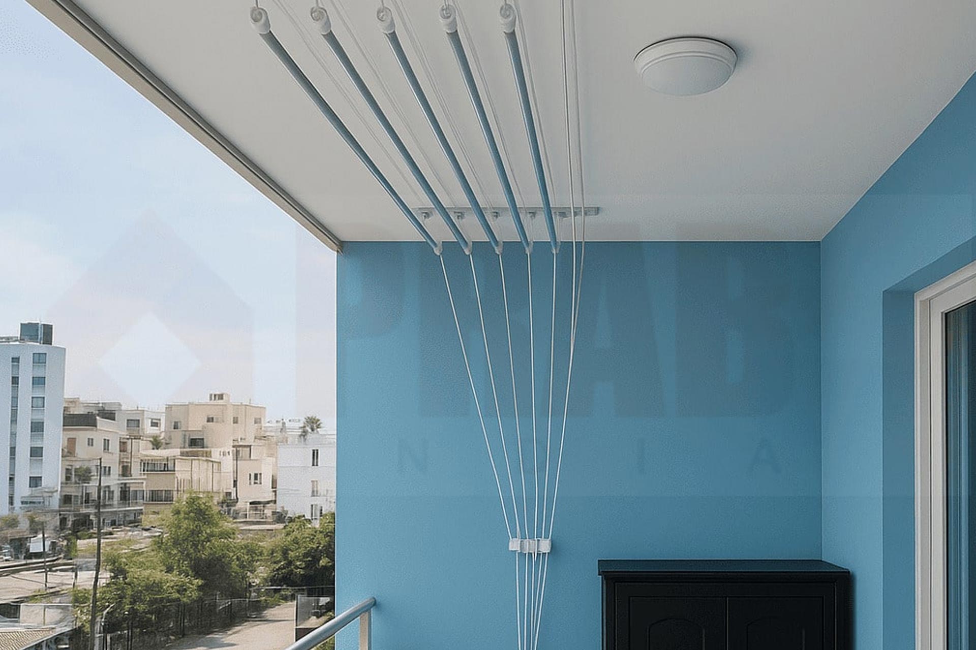 Ceiling Cloth Hanger Installation in Vizag